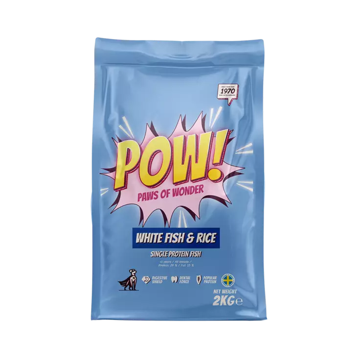 POW! Dog Adult White Fish & Rice