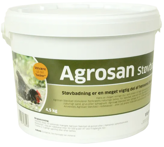 Agrosan støvbad til køner og vaktler 4,5 kg